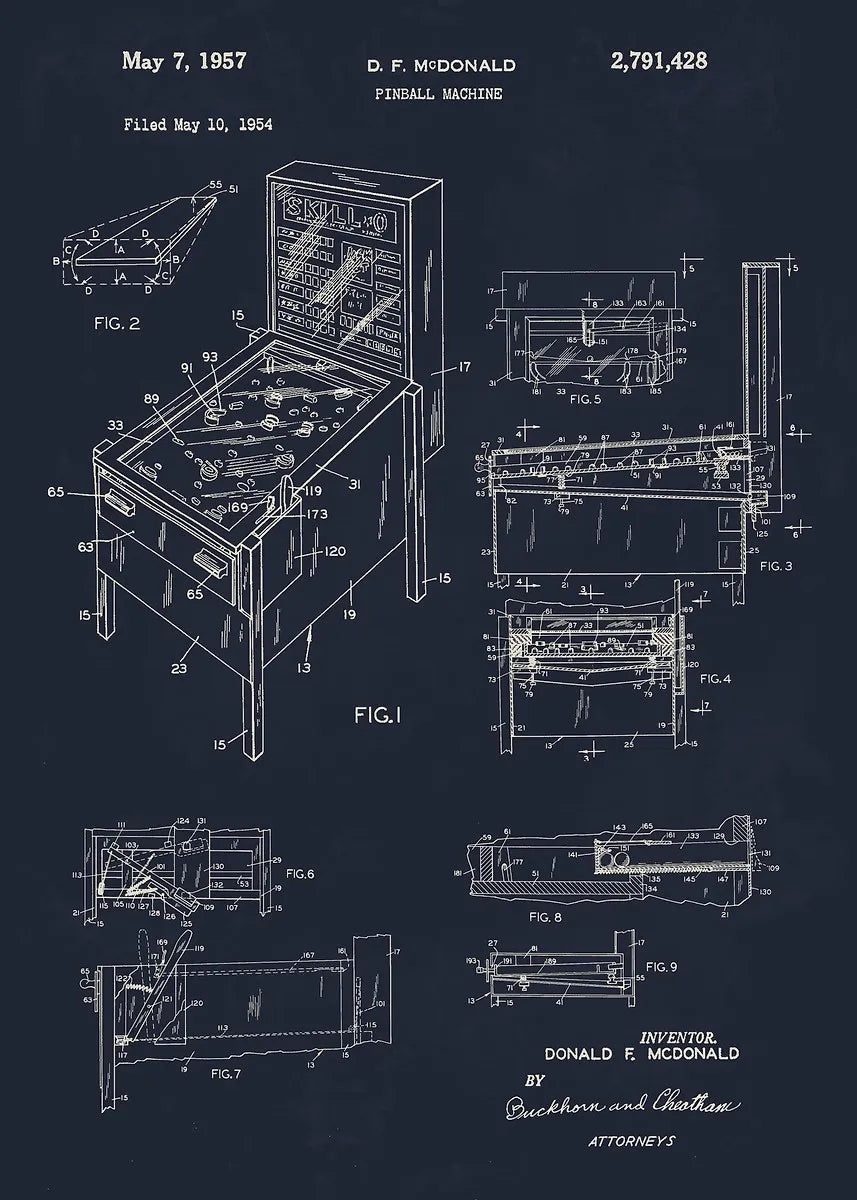 Tech Blueprint Collection - Canvas & Curio
