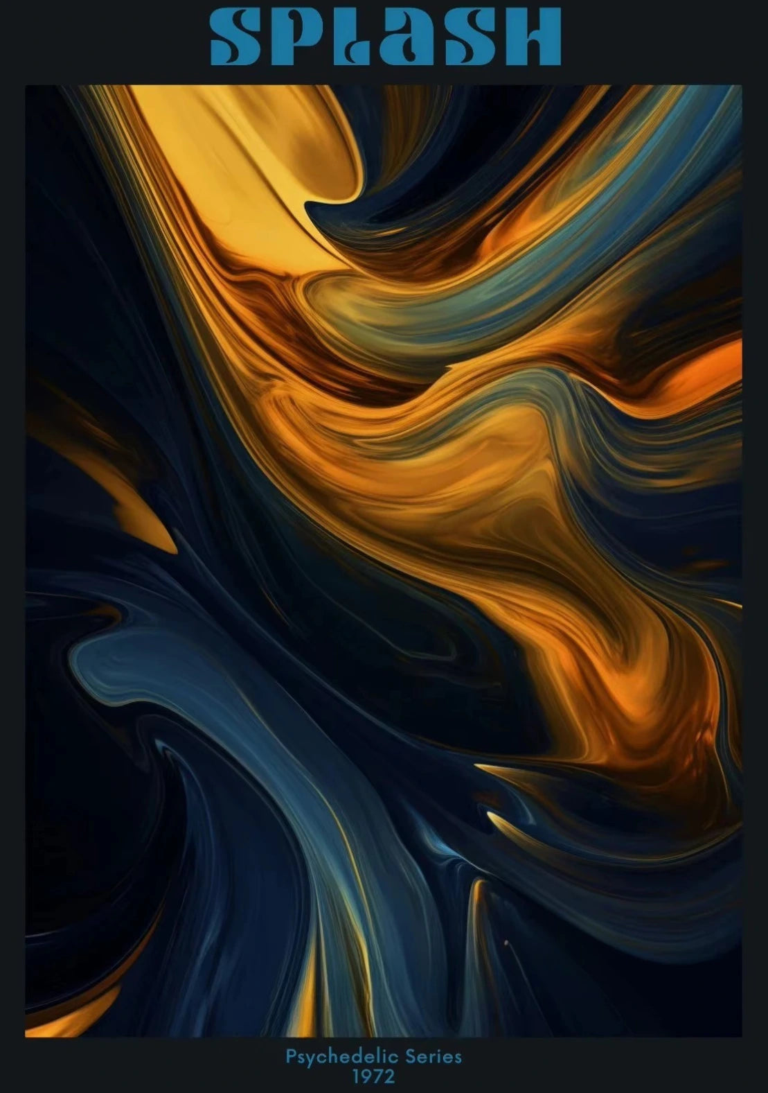 Abstract artwork with swirling colors and 'Splash' text at the top.