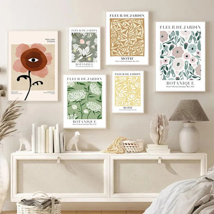 Abstract Botanicals Art Collection - Canvas & Curio