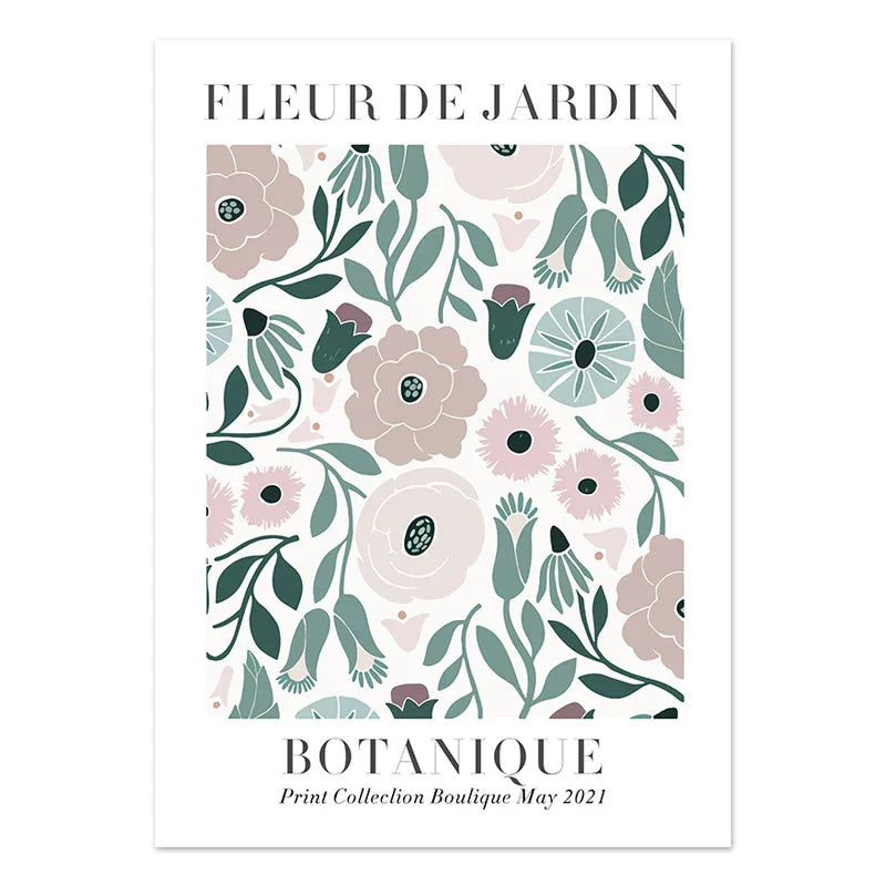 Abstract Botanicals Art Collection - Canvas & Curio