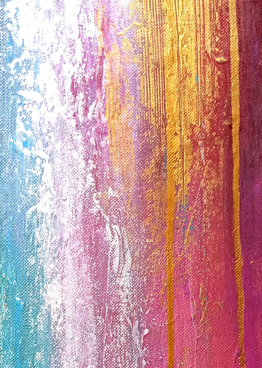 Textured fabric with multicolor pattern