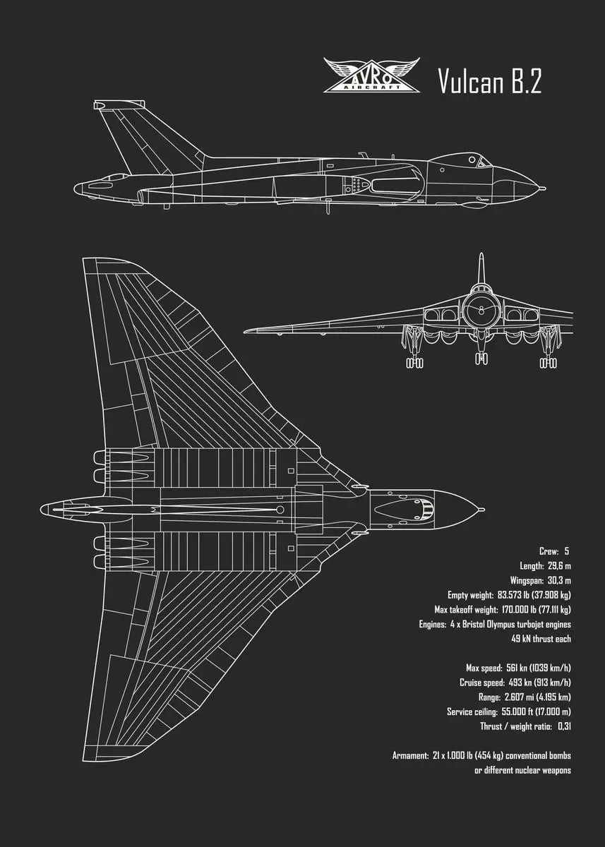Aircraft Blueprint Collection - Canvas & Curio