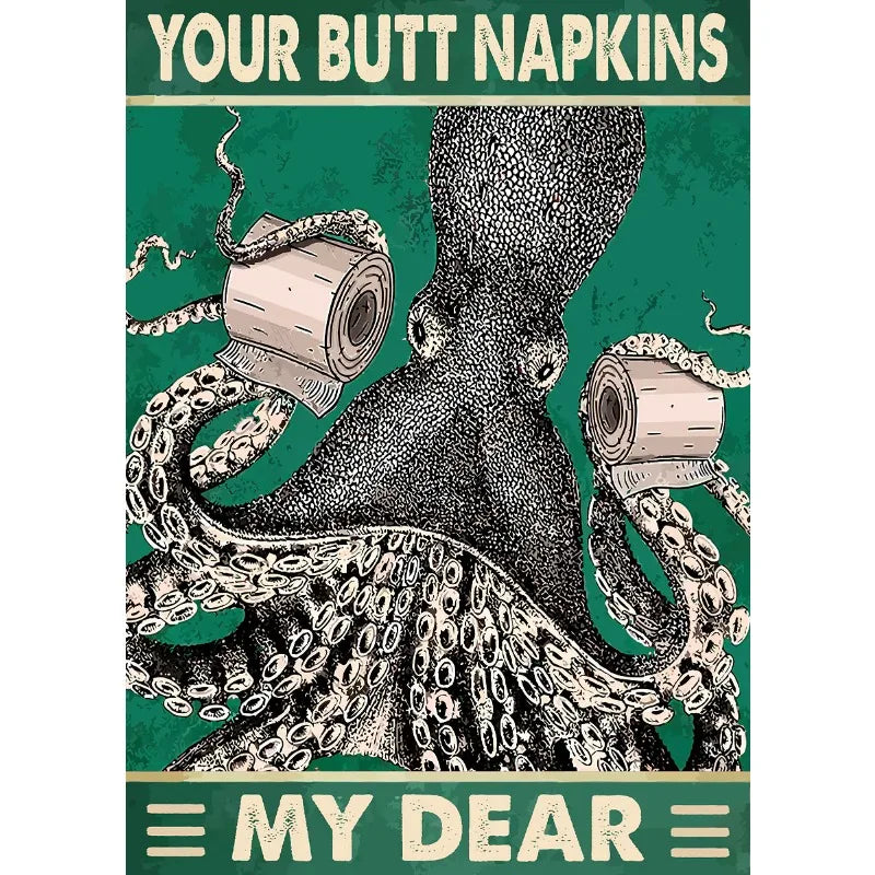 Bathroom Beasties Collection - Canvas & Curio