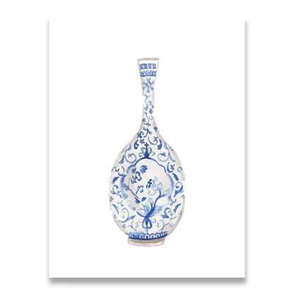 Blue & White Elegance Collection - Canvas & Curio