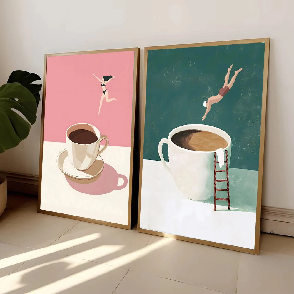 Coffee Diver Collection - Canvas & Curio