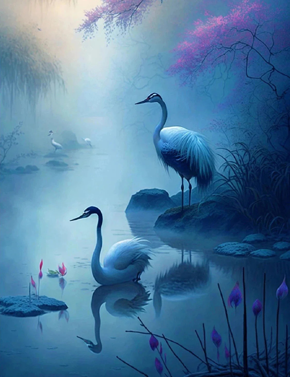 Crane & Moon Collection - Canvas & Curio