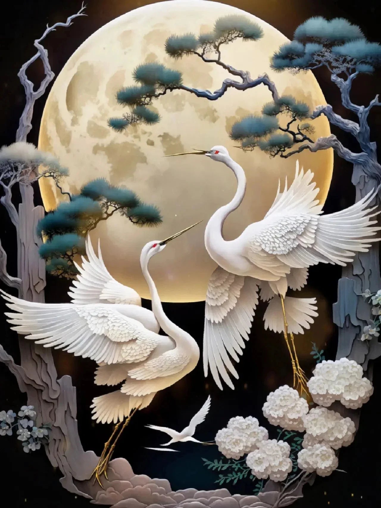 Crane & Moon Collection - Canvas & Curio