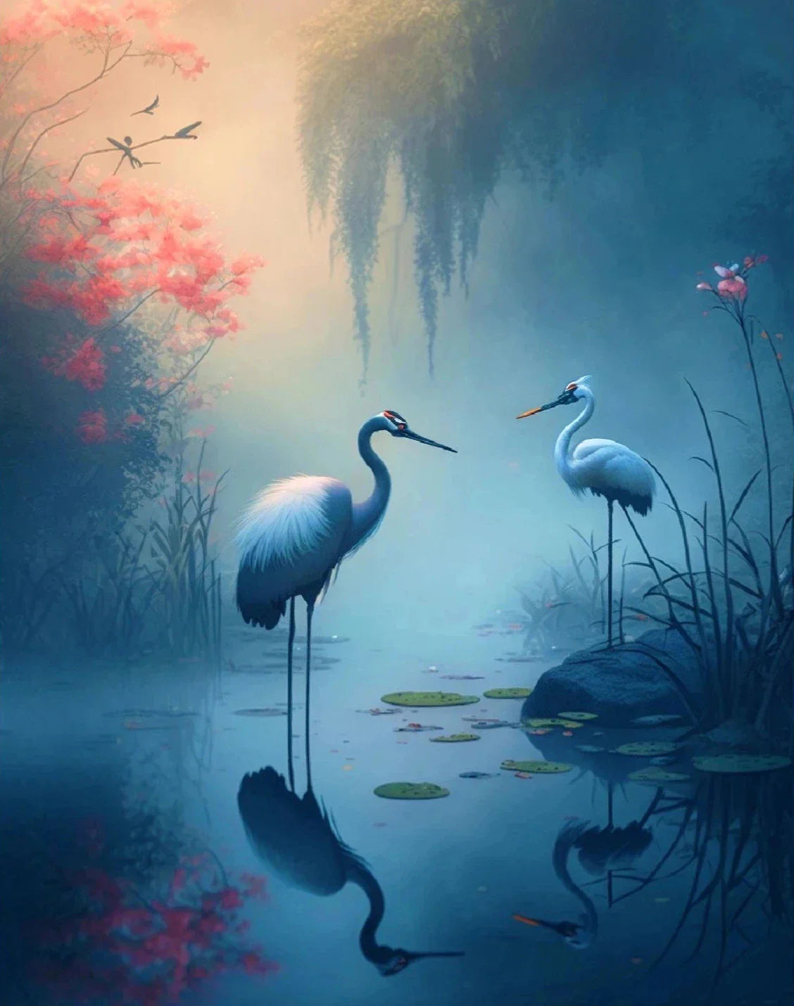 Crane & Moon Collection - Canvas & Curio