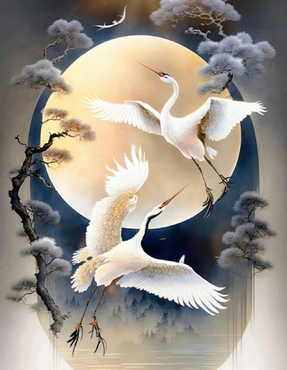 Crane & Moon Collection - Canvas & Curio