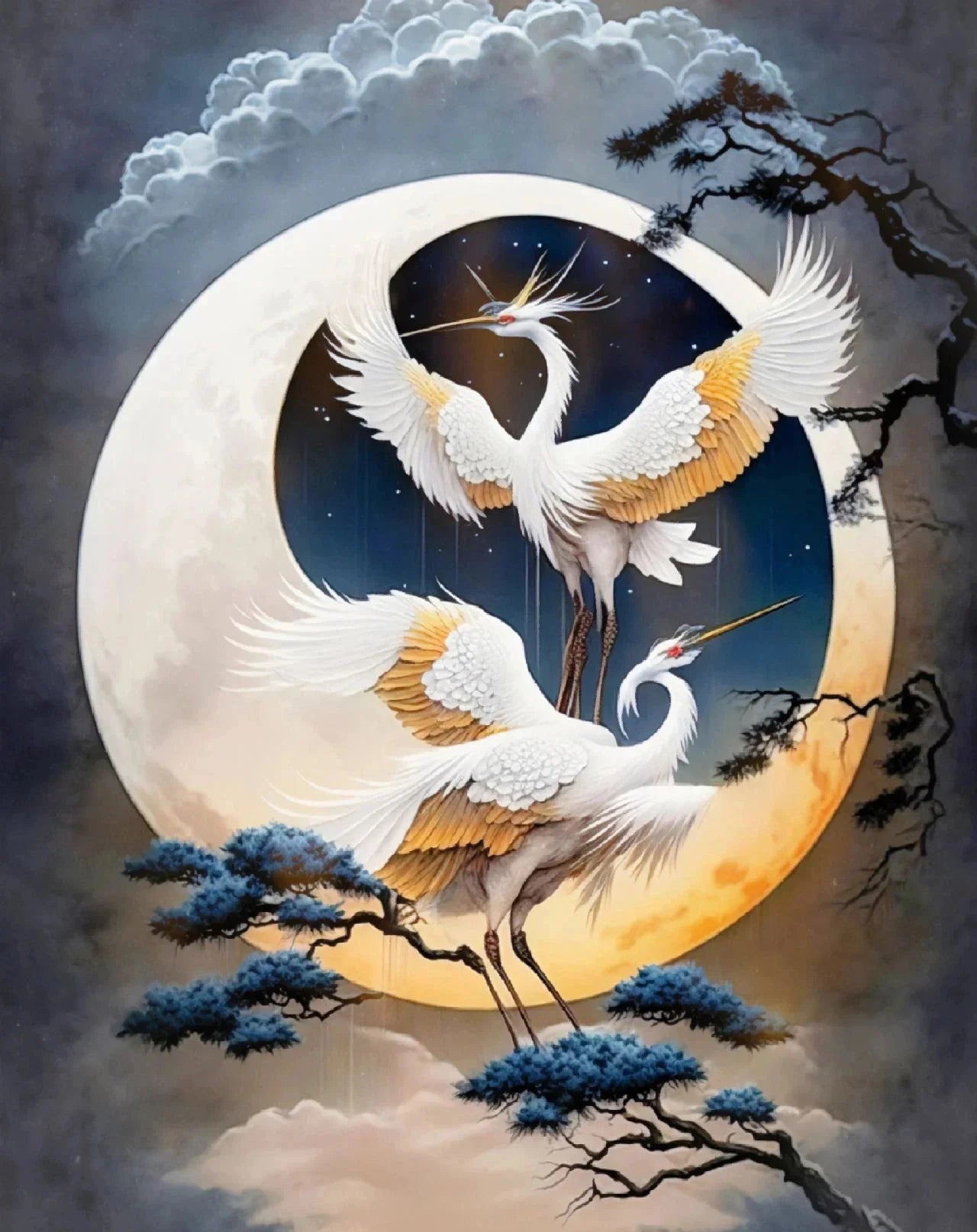 Crane & Moon Collection - Canvas & Curio