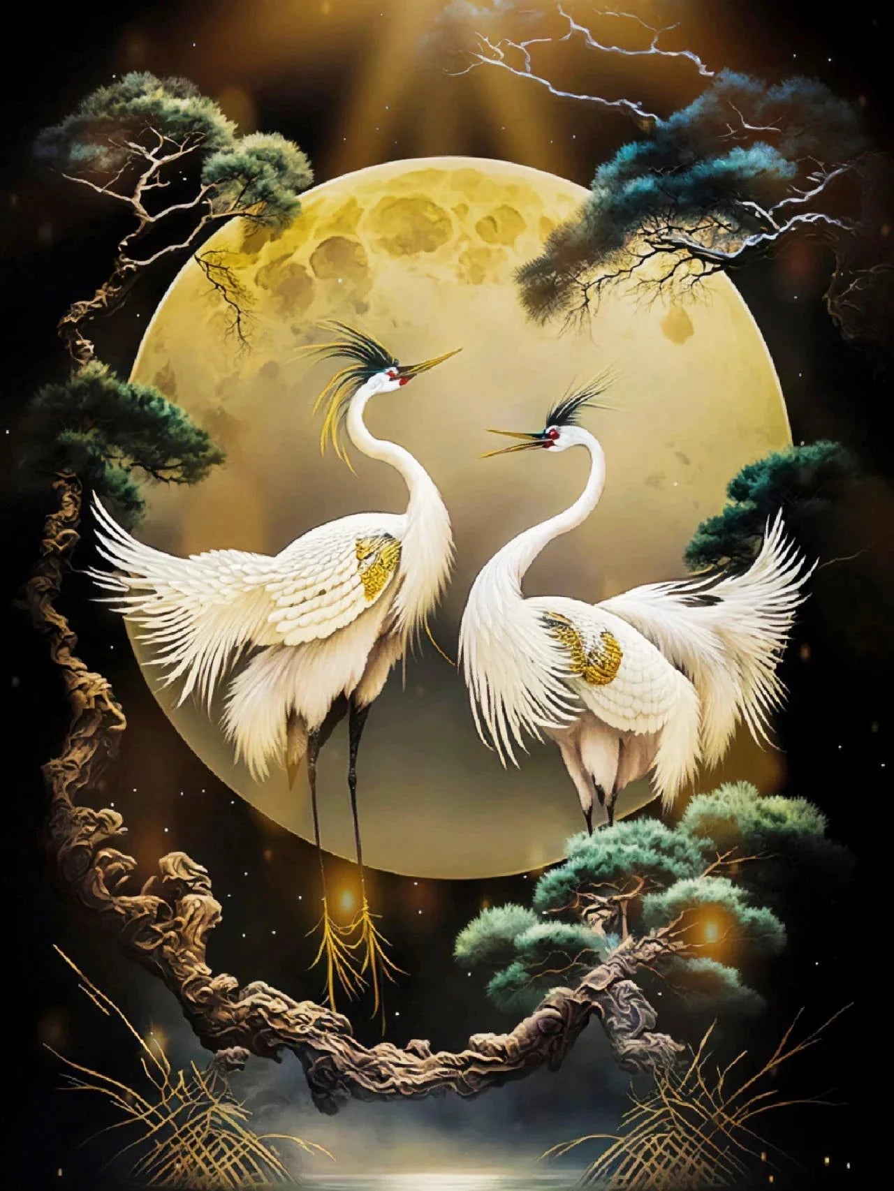Crane & Moon Collection - Canvas & Curio