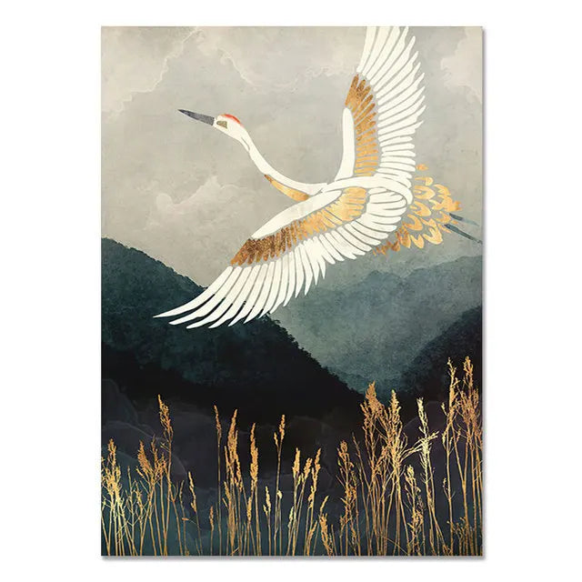 Crane & Sun Collection - Canvas & Curio