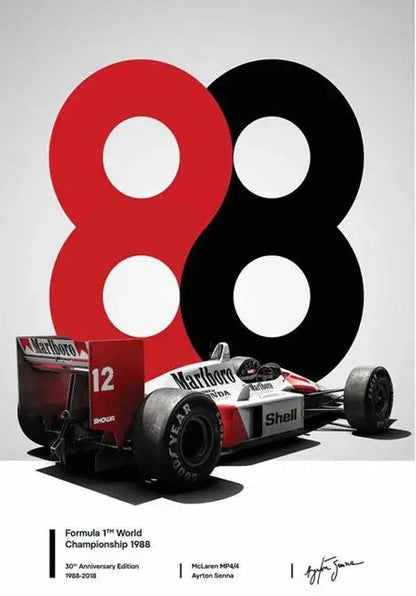 Ayrton Senna Collection - Canvas & Curio