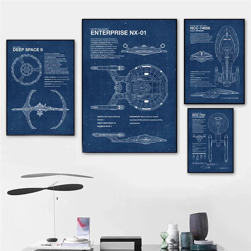 Star Trek Blueprint Collection - Canvas & Curio