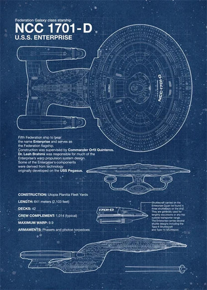 Star Trek Blueprint Collection - Canvas & Curio