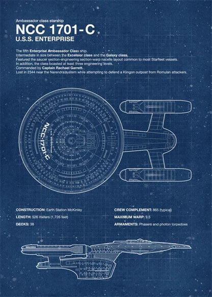 Star Trek Blueprint Collection - Canvas & Curio