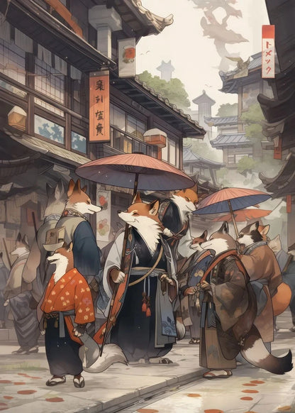 Kimono Animals Collection - Canvas & Curio