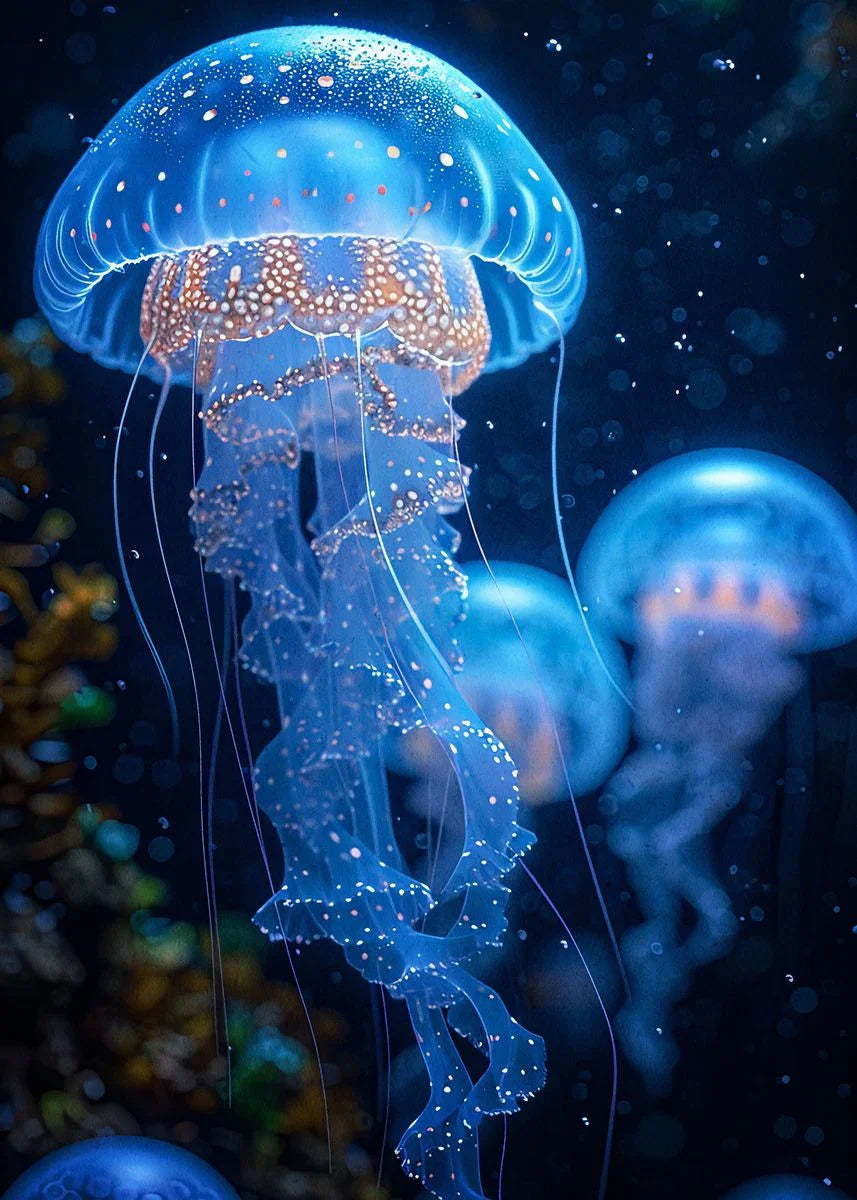 Luminous Jellyfish Collection - Canvas & Curio
