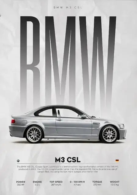 Luxury BMW Collection - Canvas & Curio