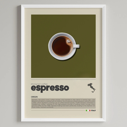 Minimalist Coffee Art Collection - Canvas & Curio
