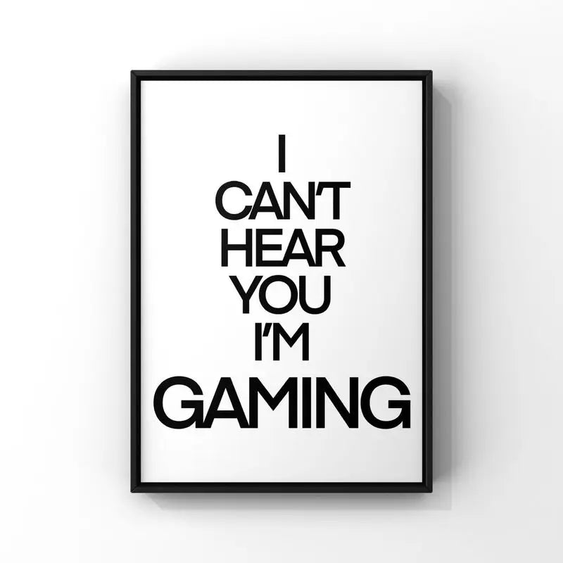 Monochrome Gamer Collection - Canvas & Curio