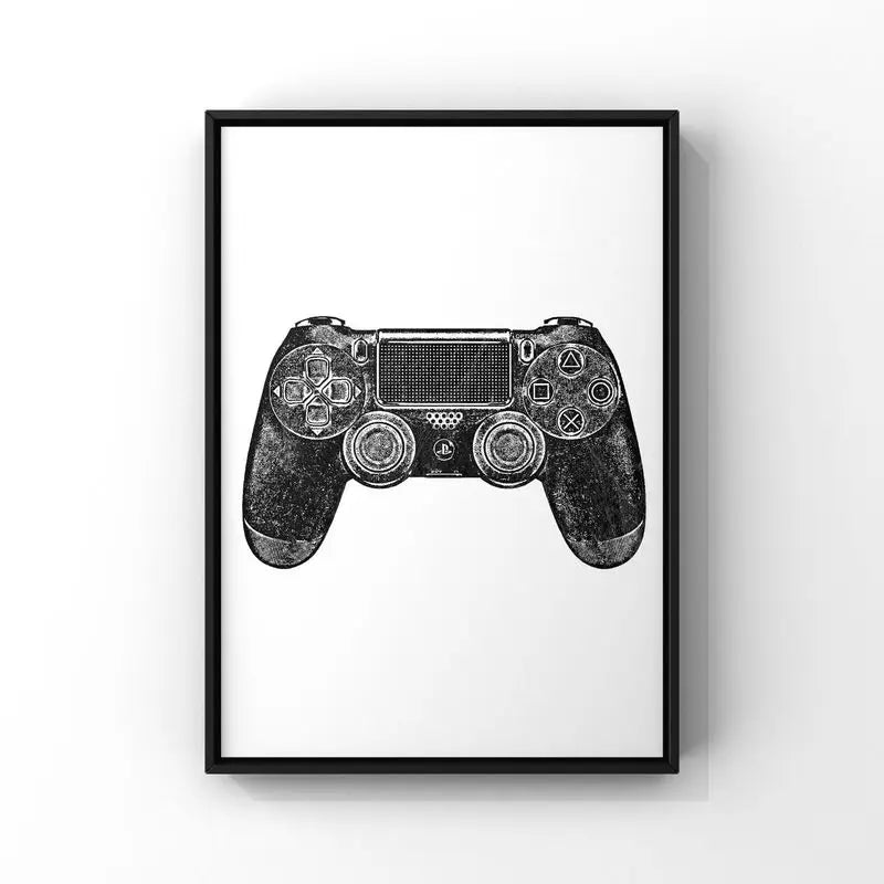 Monochrome Gamer Collection - Canvas & Curio