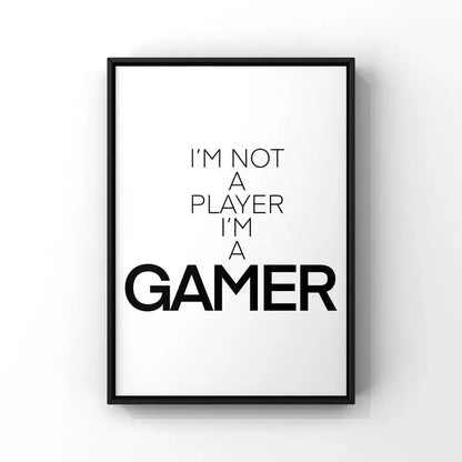 Monochrome Gamer Collection - Canvas & Curio