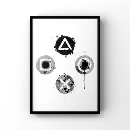 Monochrome Gamer Collection - Canvas & Curio