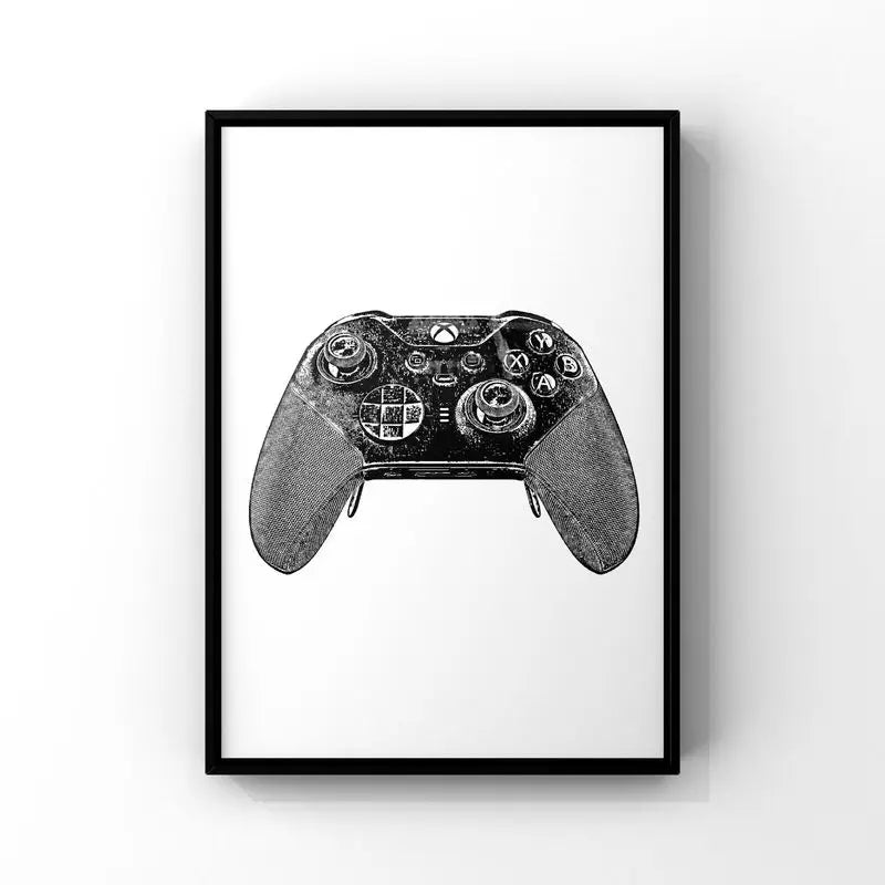Monochrome Gamer Collection - Canvas & Curio