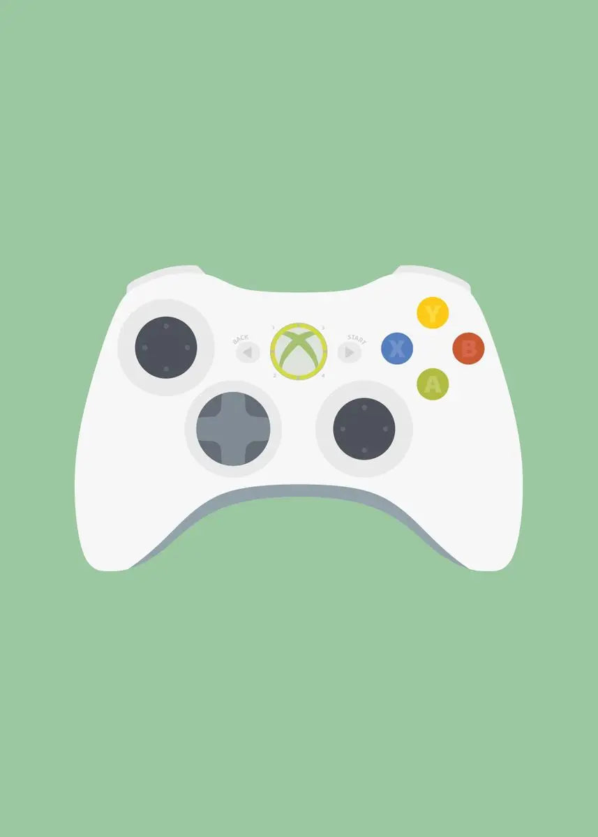 Retro Gaming Controllers Collection - Canvas & Curio