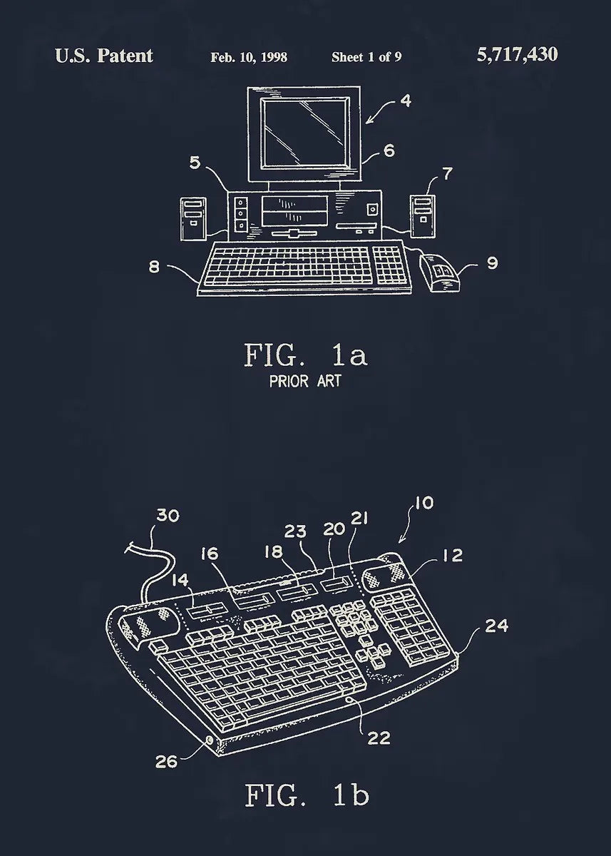 Tech Blueprint Collection - Canvas & Curio