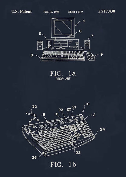 Tech Blueprint Collection - Canvas & Curio