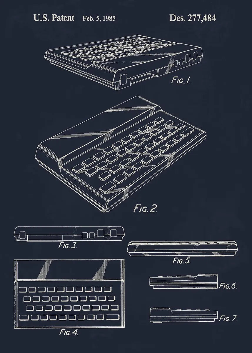 Tech Blueprint Collection - Canvas & Curio