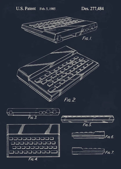 Tech Blueprint Collection - Canvas & Curio