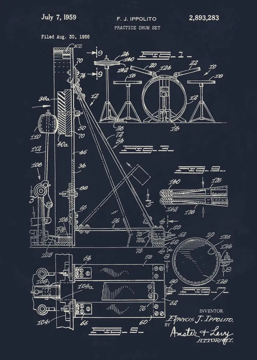 Musical Blueprint Collection - Canvas & Curio