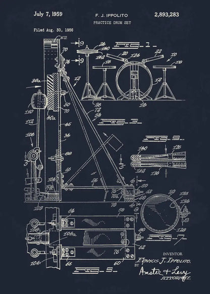 Musical Blueprint Collection - Canvas & Curio