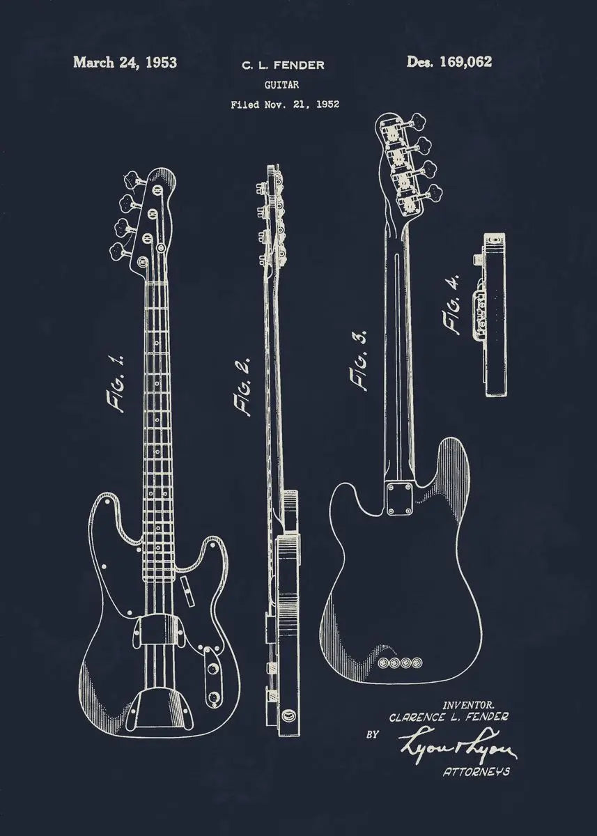 Musical Blueprint Collection - Canvas & Curio