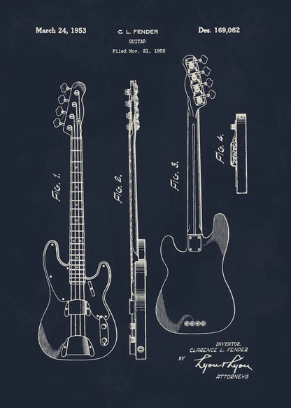 Musical Blueprint Collection - Canvas & Curio