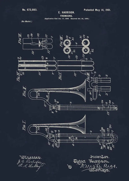 Musical Blueprint Collection - Canvas & Curio