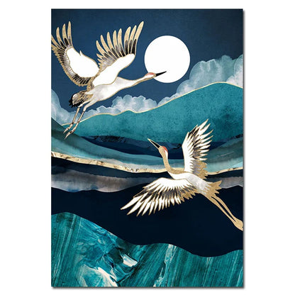Crane & Sun Collection - Canvas & Curio