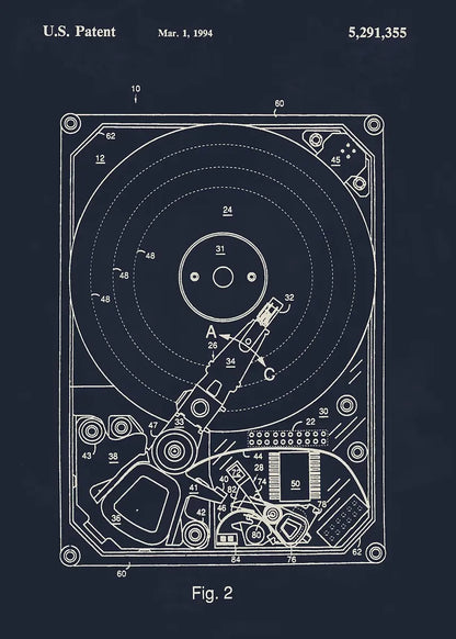 Tech Blueprint Collection - Canvas & Curio