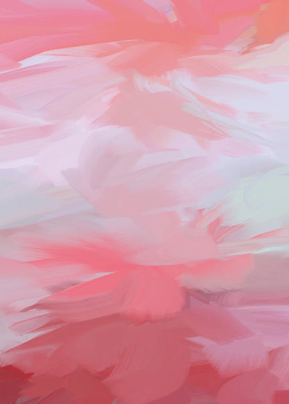 Close-up of pink and white feathers