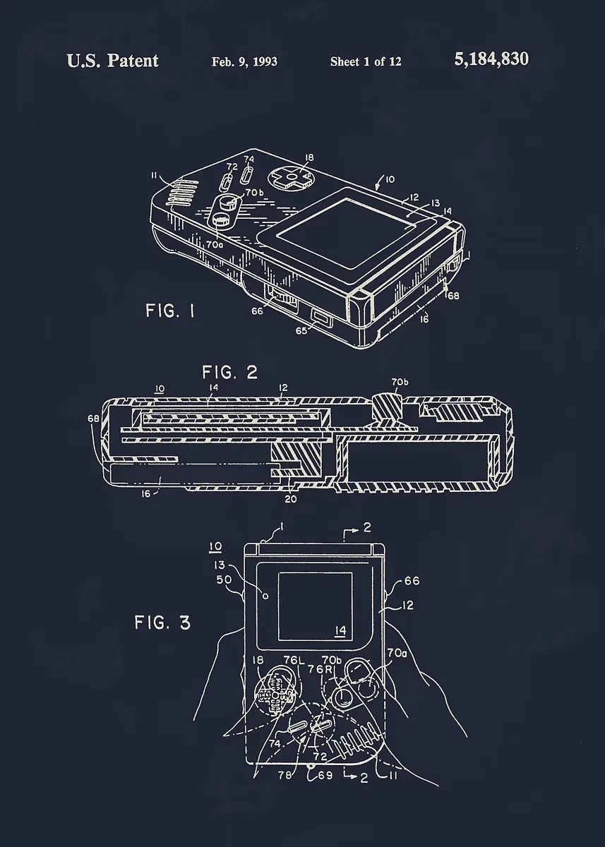 Tech Blueprint Collection - Canvas & Curio