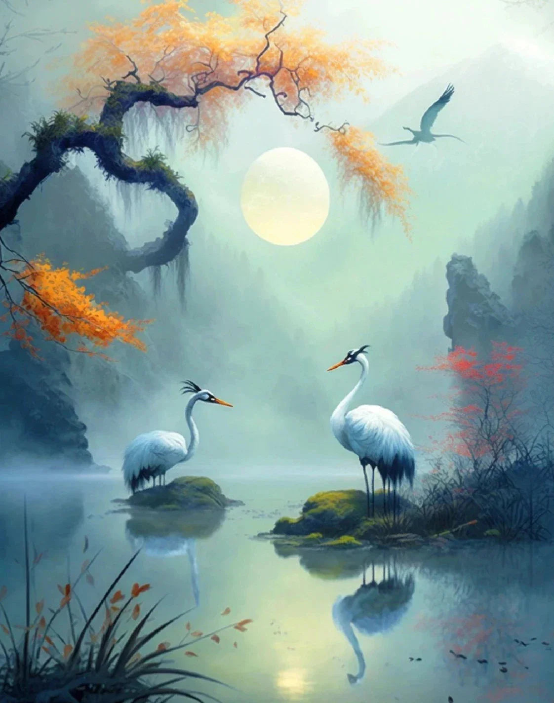 Crane & Moon Collection - Canvas & Curio