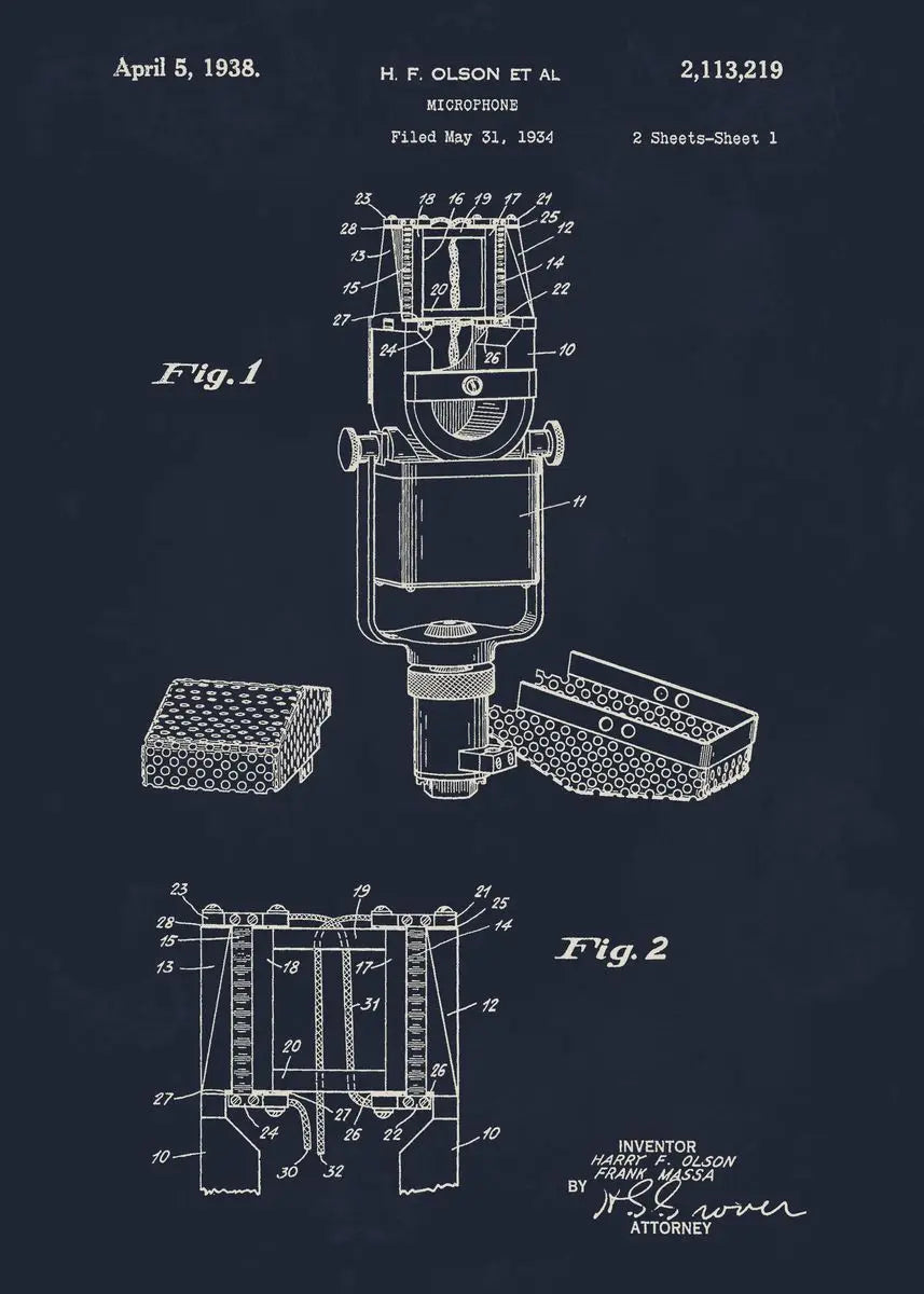 Musical Blueprint Collection - Canvas & Curio