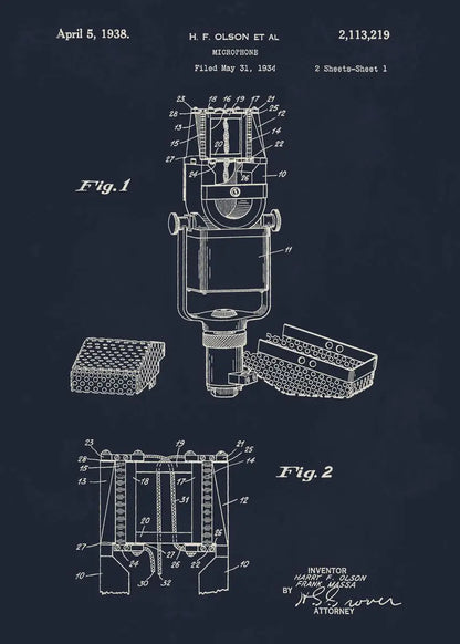 Musical Blueprint Collection - Canvas & Curio