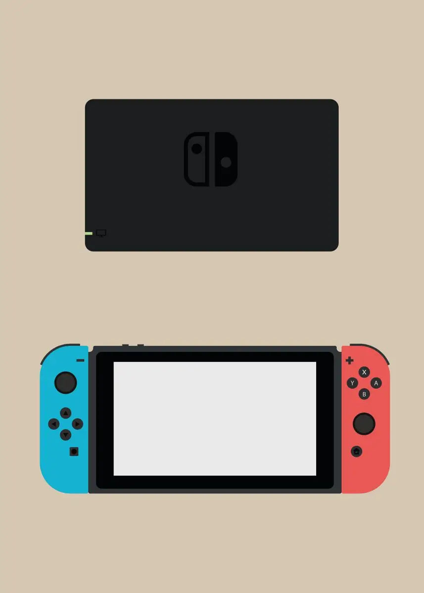 Retro Gaming Controllers Collection - Canvas & Curio