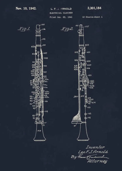 Musical Blueprint Collection - Canvas & Curio