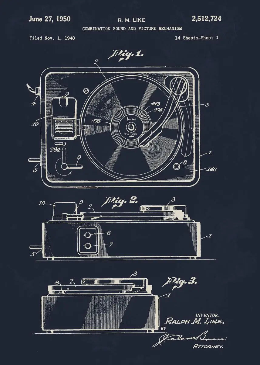 Musical Blueprint Collection - Canvas & Curio