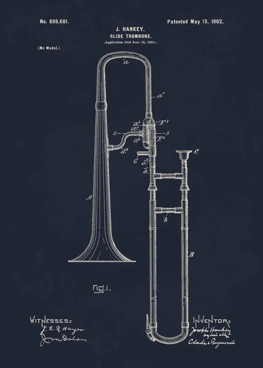 Musical Blueprint Collection - Canvas & Curio